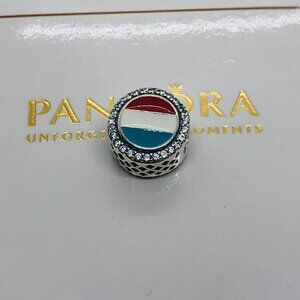 ✨🔥Pandora Luxembourg Flag Bead Charm Travel Charm |S925 Sterling Silver Jewelry